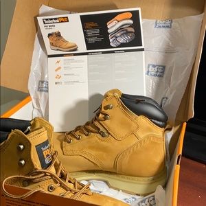 Timberland Pro Pitboss 6” soft toe size US 10.5 W